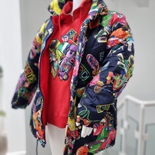 Hummelsheim Kinder Winterjacke Gr. 164 bunt - Vintage!