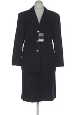 Escada Anzug Damen Kostüm Set Zweiteiler Gr. EU 42 Schurwolle Marine... #1hkhkkv