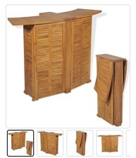 Teak Garten Bartisch Klappbar