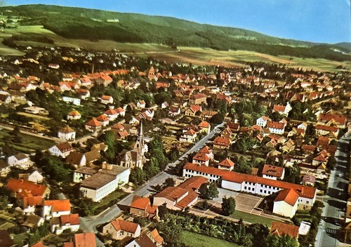 Halle neustadt luftaufnahme - ak,