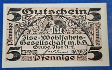 GRUBE ILSE NOTGELD 5 PFENNIGE