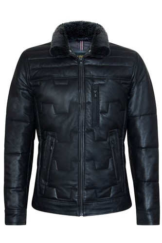 Herren schwarz puffer - herren,