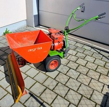 AGRIA 400 gebraucht mit Kippmulde, Schneepflugschild und Schneeketten