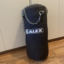Boxsack Alex 15 kg Schwarz Deckenhalterung Ketten