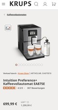 Krups 875e intuition - krups,