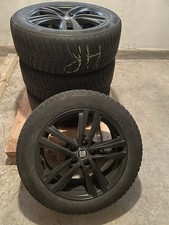 4 Seat Alufelgen 17 Zoll, Schwarz inkl. Bridgestone Winterreifen