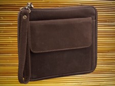 Nubukleder pfeifentasche etui - nubukleder,