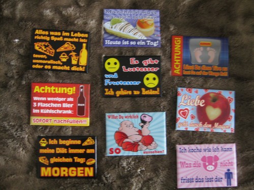 Ein kühlschrank magnet - ein, kühlschrank-magnet