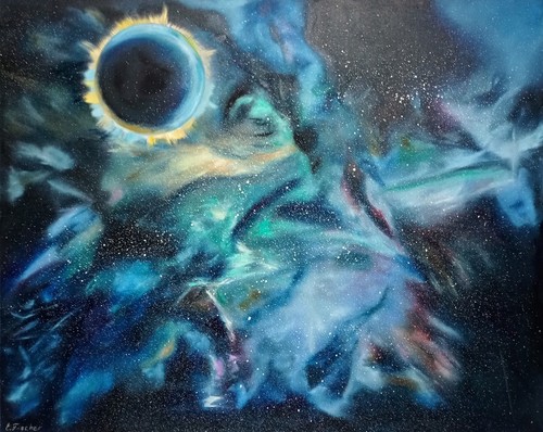 Sternentanz ölbild 100x80 - sternentanz, cm