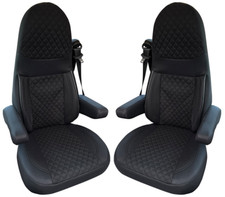 Wohnmobil Schonbezüge für Aguti GIS Liner und Milan Sitze in Schwarz (GT404)