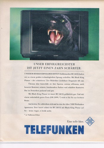 Telefunken werbeanzeige - telefunken,