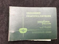 Ersatzteil Katalog Zündapp Moped Typ 435 Falconette August  1959