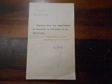 Dokument President De La République Direktor Des Schreibtisch