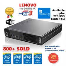 Lenovo i7 2TB HDD SSD 16GB RAM