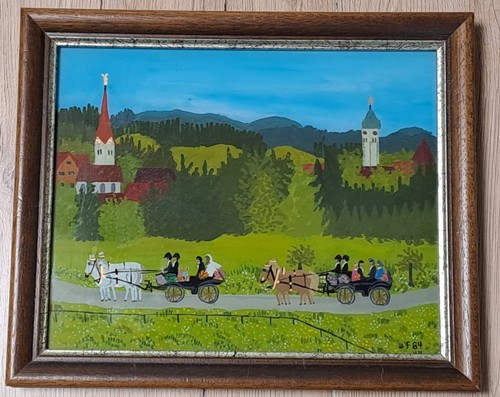 Hinterglasmalerei maria felder - hinterglasmalerei,