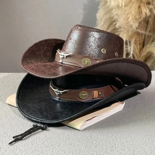 Unisex kunstleder western - kunstleder,