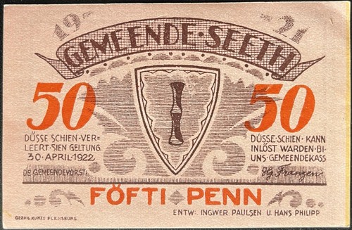 Pfennig seeth 1921 - 50,