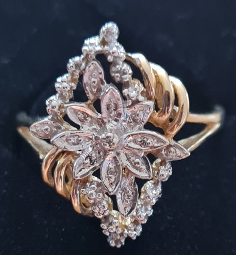 Vintage damen brilliant ring - vintage,
