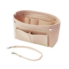 Filz Handtasche Tasche Organizer Einsatz Taschenorganizer Damen Tasche in T L1F6