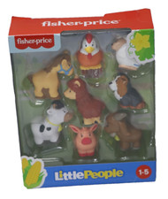 Fisher-Price GFL21 - Little People Bauernhof-Set, 8 süße Tierfiguren