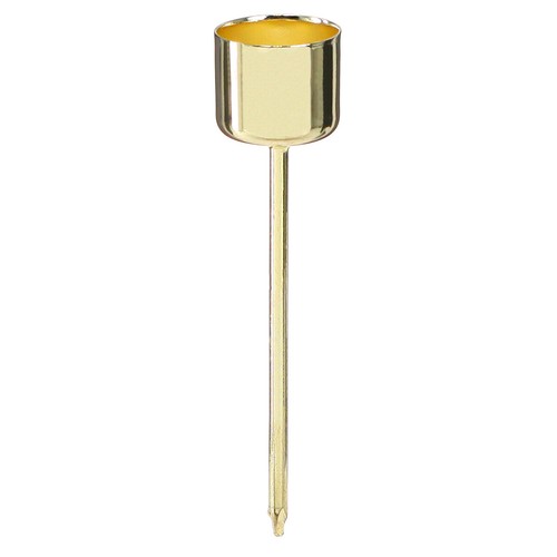 Goldene stabkerzenhalter 22mm - goldene,