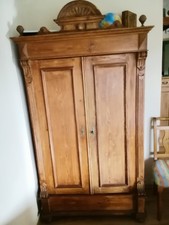 Bauernschrank antik Weichholz H-202cm B-101cmT-55cm  - Mid County