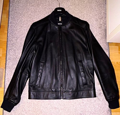 Boss herren leder bomberjacke - boss,