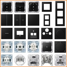 Jung Serie A Graphitschwarz