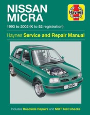 Nissan Micra (1993-2002) Repair Manual Haynes Reparaturanleitung