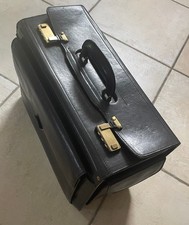 große unisex Aktentasche auch Werkzeugkoffer "ARTHUR & ASTON" schwarz gebraucht