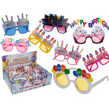 Birthday Spaßbrille Geburtstag Partybrille Sonnenbrille Accessoire lustig Fun