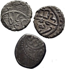 FITZ Türkiye Osmanen Ottoman Empire Lot 3x akce Mehmed II. (1448/1451-81) ~HHP55