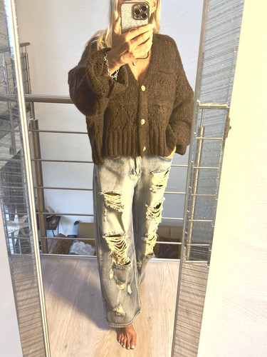 Oversize cardigan strick - oversize,
