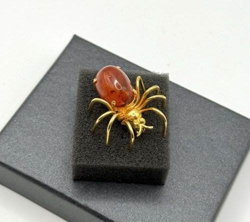 Vintage spinnen brosche - vintage,