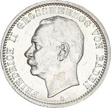 Baden friedrich 2 mark - 2,