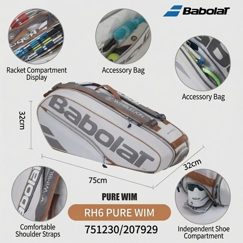 Babolat rh6 pure - babolat, wimbledon