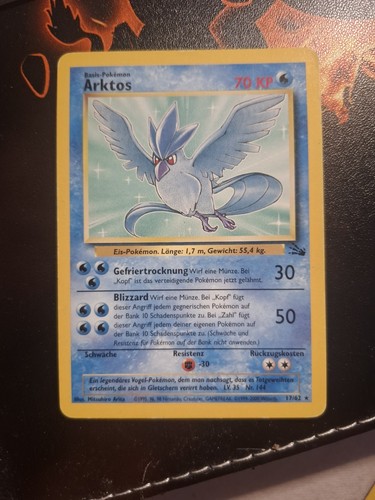 Pokemon karte arktos fossil - pokemon,