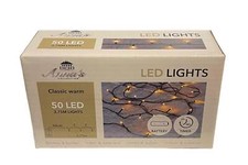 LED Lichterkette außen Batterie 6/18h Timer 20/50/100 o. 200 LEDs classic warm