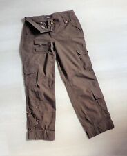CAMBIO CARGOHOSE SOMMERHOSE HOSE KHAKI BRAUN GR 36 GLITZERSTEINE