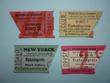 alte Kino Eintrittskarten  70er Jahre Konvolut 40 Karten