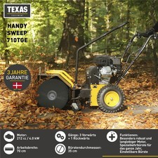 TEXAS Handy Sweep 710TGE E-Start 70cm Kehrmaschine Benzin Schneekehrmaschine 
