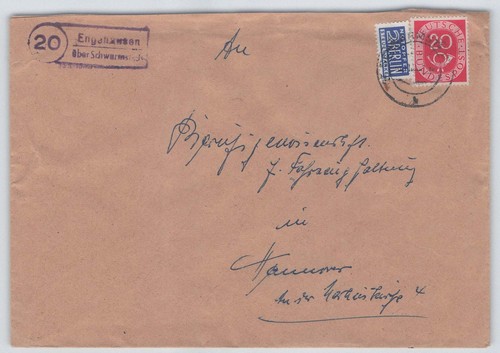 Bund landpoststempel - bund, 20