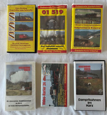 6 Stück Eisenbahn VHS Video Filme Cassetten OVP