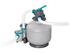 Bestway Sandfilteranlage mit Zeitschaltuhr 8.327 l/h, 280 W Grau - B-Ware gut