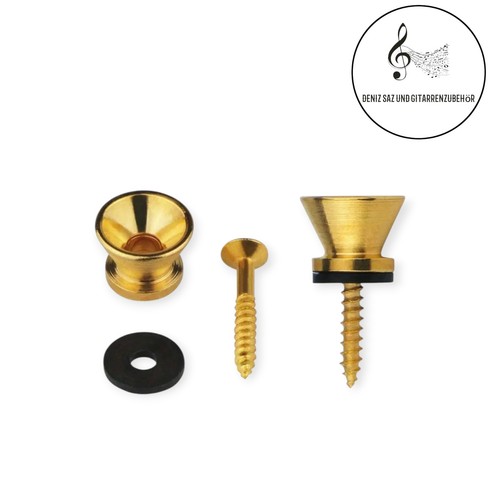 Gitarre stk gold gurtpin - gold, +