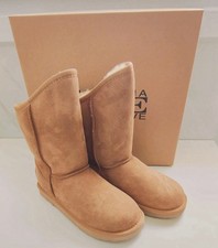 Australia Luxe Winter Lammfell Boots Leder 38 NEU