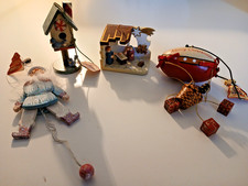 Exklusiver Weihnachtsbaumschmuck von Käthe Wohlfahrt, Holzschmuck