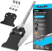 Nucraft Bodenschaber-Meißel SDS-Plus 250×100mm zum Entfernen von Kleber, Farbe
