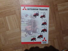 Prospekt Mitsubishi Traktoren