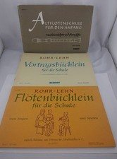 3 alte Flötenbüchlein